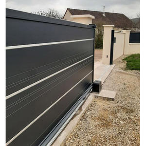 Automatisches Einfahrtstor Schiebetor-Designs Seitentor aus Aluminium für Zuhause - Product Image 6