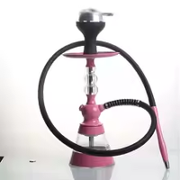 Chicha Acrylique Design Français Populaire, Ensemble Complet avec Tête en Silicone et Dispositif de Gestion de la Chaleur
