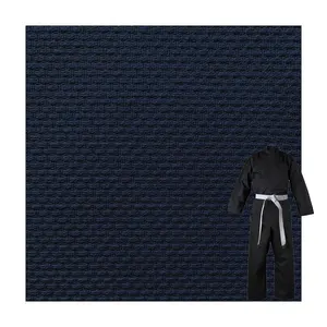 Ronghong OEM ODM Black Judo Pearl Weave Cotton Fabric 515GSM 100% Cotton Fabric For Judo Gi