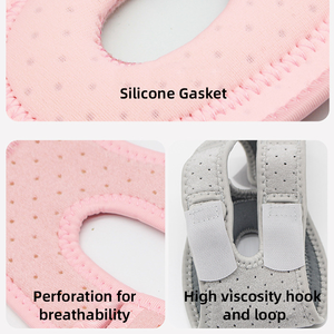 AOFIT pelindung siku yang dapat diatur, pelindung lutut dengan tali ganda tekanan tinggi menyerap guncangan untuk olahraga kebugaran lari - Product Image 6