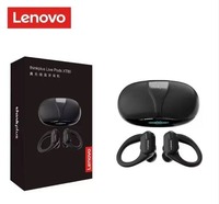 Écouteurs sans fil Lenovo XT80 TWS avec réduction de bruit ENC pour les appels et design à crochet d'oreille