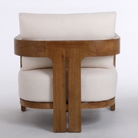 Vente en gros d'usine Mobilier d'extérieur Fauteuil de canapé en bois massif pour événement monoplace souple pour fête de mariage