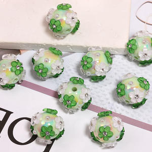 Nuevo listado de alta resistencia DIY hecho a mano cadenas de teléfono móvil intervalo cuentas sueltas materiales acrílico plástico Lucite fabricación de joyas - Product Image 4