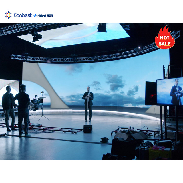 7680Hz P2.6 2.6Mm 500*500Mm Indoor Virtual Pixels Led Display Screen Panels 3D Xr Studio Stage Led Wall
