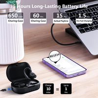 Écouteurs sans fil TWS pour le sport et le gaming avec micro, écouteurs Bluetooth intelligents, étanches IPX7, casque audio