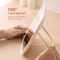 Nouveau design écran tactile grossissant USB charge réglage de la luminosité miroir de courtoisie pour cadeau