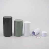 Tube de baume corporel déodorant Twist Up Skincare 15ml 30ml 50ml 75ml, flacon déodorant roll-on en plastique PP