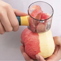 Keuken Groente- en Fruit Schilmesje Plastic Box-Type Spatwaterdichte Schraper Creatief Opbergbaar Multifunctioneel Ontwerp