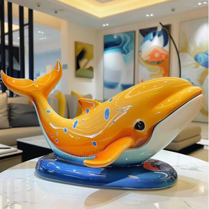 Tùy Chỉnh Lớn Ngoài Trời Sợi Thủy Tinh Điêu Khắc Khổng Lồ Cá Mập <span class=keywords><strong>Kingcrab</strong></span> Tôm Hùm Mô Phỏng Nhựa Thủ Công Trang Trí Sân Vườn Bức Tượng Khuôn - Product Image 3