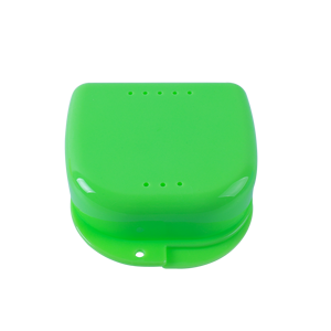 علبة حافظة محمولة نحيفة مخصصة للأسنان الاصطناعية مع شعار مخصص - Product Image 4