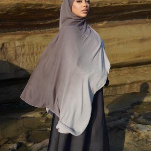 Хлопковая шаль, шали из вискозы и пашмины, модные арабские шали, хиджабы из модала с омбре-эффектом, хиджабы из модала с принтом, хиджабы из вискозы - Product Image 5