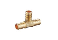 Prix usine ASTM F1807 coude PEX en laiton sans plomb 1 "X 1" raccord à sertir Barb pour tube PEX