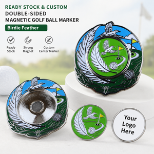 Custom Logo Magnetic <b>Golf</b> Ball Marker with Irregular Shape and Detachable Center Marker for <b>Golf</b> Gifts - Product Image 5