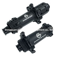 MAGICBROS Moyeu de vélo de montagne en alliage d'aluminium avant/arrière, roue libre à cliquet 15x110 / 12x148mm 54T, type à pattes, 28 trous, Freehub HG/MS/XD