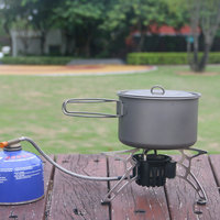 Réchaud de camping et de randonnée multi-combustibles SRDWOS, portable, léger et compact, réchaud au kérosène avec bouteille de carburant de 500 ml