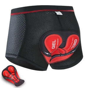 Pantalones Cortos de Ciclismo MTB Transpirables de Malla de Poliéster con Almohadilla de Gel 5D Engrosada que Absorbe la Humedad y Antichoque para Hombre - Product Image 3