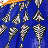 Tela Africana Duanas Pagne Wax 100% Algodón, Estampado Ankara, 6 Yardas