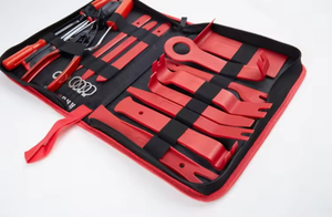 Kit d'outils de démontage de garnitures 38 pièces, direct usine, pour panneaux de voiture, portes et garnitures audio, avec pinces à clips et extracteurs de fixation - Product Image 2