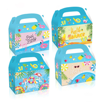 XJT Logo personnalisé imprimé faveur boîte-cadeau jouet emballage enfants papier pignon boîte recyclable Pâques poignée Desserts boîte