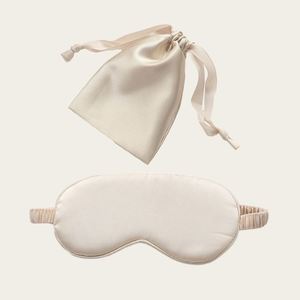 Silk Sleep <b>Eye</b> <b>Mask</b> Pressure-Free Blindfold with Elastic Strap Soft Satin <b>Eye</b> Cover <b>Eye</b> Shade for Night Sleeping Travel Nap - Product Image 4