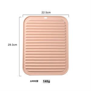 <b>Silicone</b> Drainage <b>Mat</b>, Table Heat-Resistant <b>Mat</b>, Non-Slip and Anti-Scald Table Pad, Kitchen Storage <b>Mat</b>, Clay Pot <b>Mat</b> Price - Product Image 6