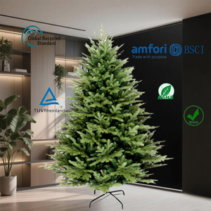 240cm automatico albero di natale pino artificiale albero di natale per la decorazione tirare su albero di natale - Product Image 1