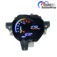 Untuk Honda Beat Fi V2 2016-2019 Speedometer LED Digital Versi Oranye dan Biru Tachometer Digital LED