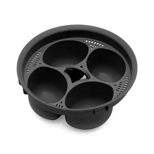4-in-1 Eier-Poacher-Kocher Dampfgarer-Form für Thermomix <span class=keywords><strong>TM5</strong></span> TM6 TM31 Küchen-Backform Kochwerkzeug Kochtopf Eierform - Product Image 5