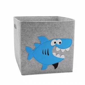 Grand panier de <span class=keywords><strong>rangement</strong></span> en feutre avec tête de dessin animé coloré pour jouets en <span class=keywords><strong>peluche</strong></span> - Product Image 4