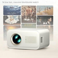 Projecteur LED portable OEM 3-19 Mini 4K 1200 Lumens 1080P Android 11 4 Go/2 Go Double Wi-Fi Home Cinéma 64 Go de Stockage pour
