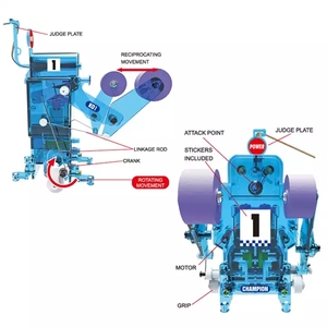 2022 Bán Buôn Trẻ Em Tự Làm Đấm Bốc Máy Bay Chiến Đấu Trận Chiến Trò Chơi Thông Minh Tự Làm Giáo Dục Đồ Chơi Lắp Ráp Gốc Bộ Dụng Cụ Quà Tặng Cho Trẻ Em Trẻ Em - Product Image 3