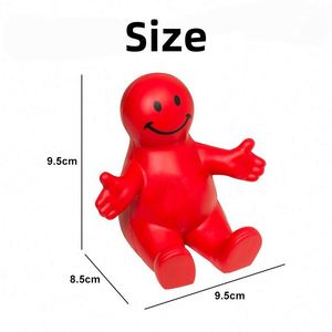 2-In-1 Squeezable Smile Leather Phone Holder Custom <b>Desk</b> Office Gift Stress Relief <b>Toy</b> & Smartphone Stand for Weddings - Product Image 3