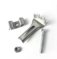 Pince à caillebotis en acier galvanisé de qualité professionnelle, attache à caillebotis pour les projets de structure de matériaux de construction en métal