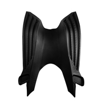Tapis de sol noir YongJin pour scooter Vespa Primavera et Sprint 50/150