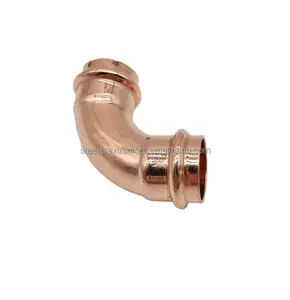 Copper Press Fitting Coupling Reducer Elbow Tee For Plumbing Pipe Fittings