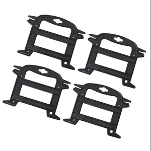 Enrouleur de corde trapézoïdal en PP noir, support de rangement extérieur en plastique pour organiser les cordes, forme rectangulaire, multifonctionnel - Product Image 3