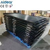 Échangeur de chaleur à microcanaux en aluminium avec revêtement électrophoretique noir pour unité de toit HVAC, bobine de condenseur