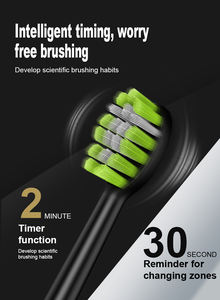 Cepillo de dientes recargable para adultos tipo C 4 modos cerdas suaves cepillo de dientes eléctrico IPX7 cepillo de dientes impermeable limpiador de dientes OEM ODM - Product Image 5