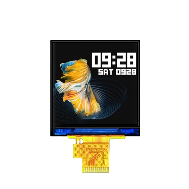 Wisecoco Handheld Game Console Screen SPI Uart Port Solution 1.54 Inch 240*240 220cd/m2 Lcd Screen Display