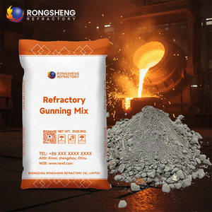 Matériau réfractaire pulvérisable à haute adhérence et résistant à la chaleur, revêtement réfractaire en spray pour la réparation des fours industriels - Product Image 1