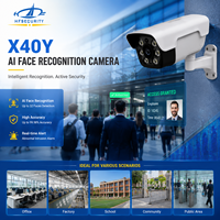 Cámara IP Inteligente con IA HFSecurity X40Y, Reconocimiento Facial, Enfoque Automático, Detección de 32 Rostros, IR/WIFI, P66, Reconocimiento Facial para Exteriores