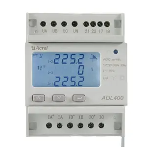 Acrel Charge Pile Three Phase AC Smart Energy Meter ADL400/F Din Rail Power Meter with Multiple Rate Function