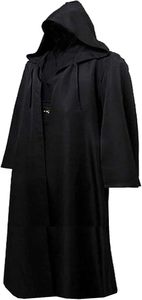 GOLDSTITCH <b>Men</b> Hooded Robe <b>Cloak</b> Knight Fancy Cool Cosplay Costume - Product Image 2