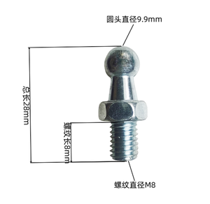Vis à tête sphérique en acier inoxydable, norme DIN71803, fabrication sur mesure YPH - Product Image 4