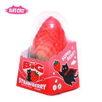 Bubuk Es Krim Halal Bentuk Buah 3D Stroberi Mangga Anggur OEM Kustom Grosir PoPI CAT Merek Terlaris