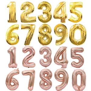 Vente directe d'usine de ballons numériques de décoration de <span class=keywords><strong>salle</strong></span> de mariage, ballons en aluminium de décoration de fête d'<span class=keywords><strong>anniversaire</strong></span> - Product Image 1