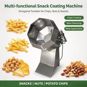 Mélangeur de condiments multifonctionnel octogonal à haute efficacité en acier inoxydable SUS304, machine à mélanger les snacks Lerford RX-700 200-300 kg/h - Product Image 1