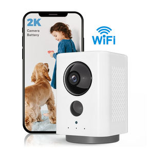 Caméra <span class=keywords><strong>de</strong></span> sécurité intérieure sans fil rechargeable 2K avec 360° °   Caméra <span class=keywords><strong>de</strong></span> surveillance pour bébé/animal <span class=keywords><strong>de</strong></span> compagnie avec vision nocturne, audio bidirectionnel et fonction pan/tilt - Product Image 1
