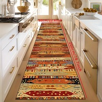Bohemian Style Runner Rug Runner Mat Home Decoration Kitchen Rugs Entryway Hallway Bedroom Carpet Welcom Floor Mat Laundry