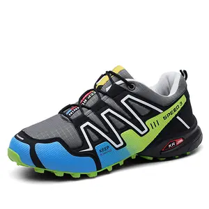 Zapatos antideslizantes de escalada de montaña para hombre, calzado funcional impermeable para senderismo al aire libre, talla grande, venta al por mayor